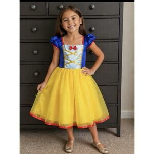 Snow White Princess Dress Costume Dress Up Cosplay Size 10 EUC